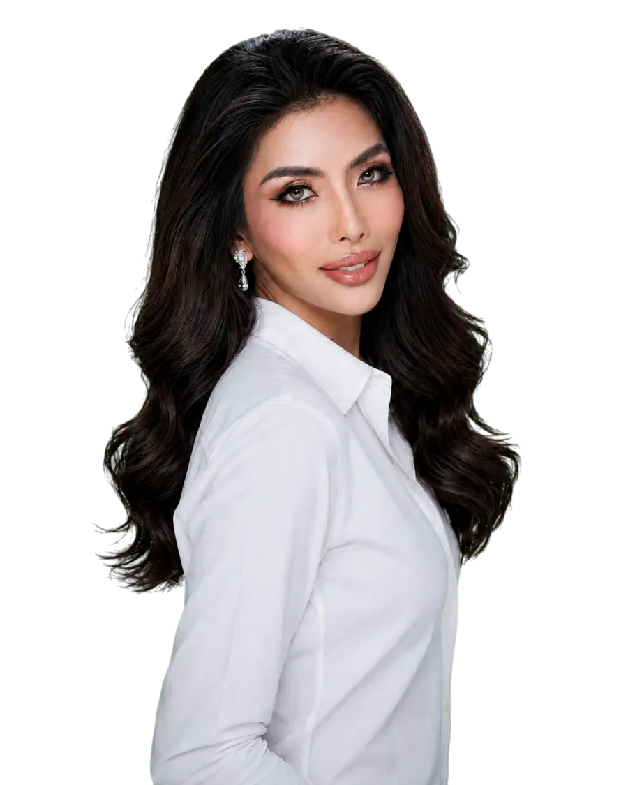 Francine Marie Bautista in a side-facing corporate portrait